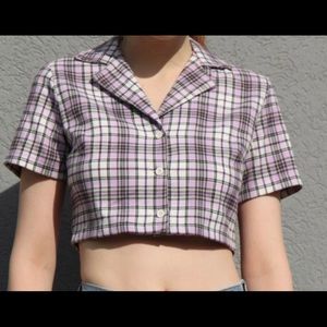 brandy melville purple vivian top